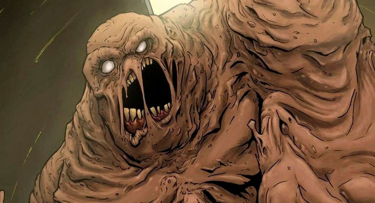 Clayface escancara a boca em cena do desenho