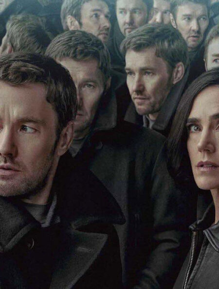 Detalhe do cartaz da 2ª temporada de Matéria Escura, mostrando os personagens principais.
