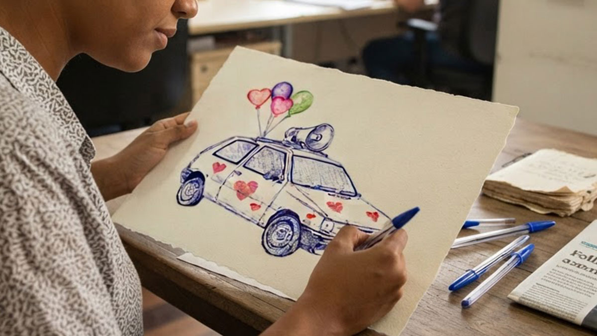 Artistas brasileiros têm a chance de participar do BIC Art Master 2026 usando caneta esferográfica.
