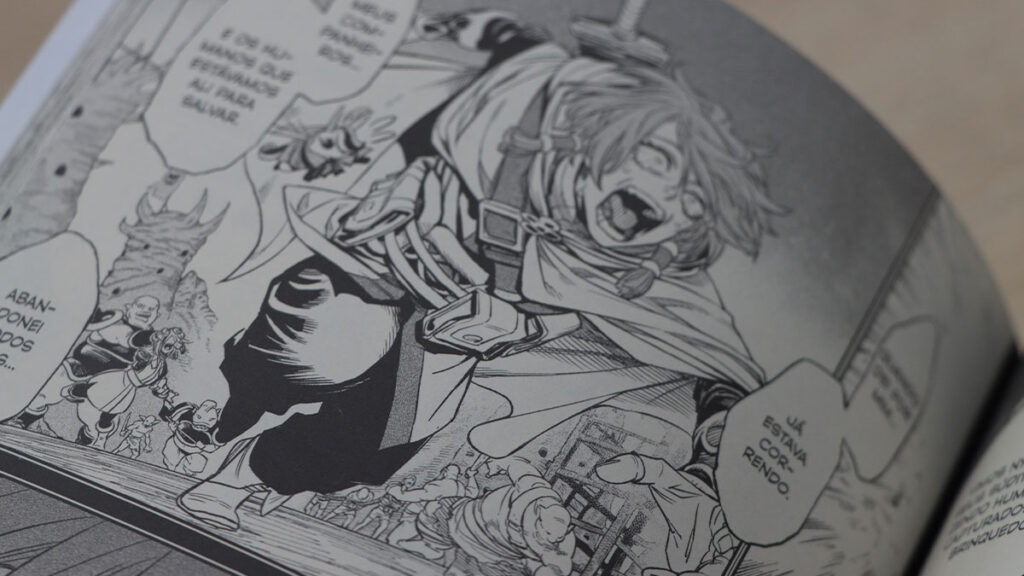 Capa do mangá Versus ilustrado por Kyoutarou Azuma, mostrando a escuridão e o desespero da luta contra demônios.