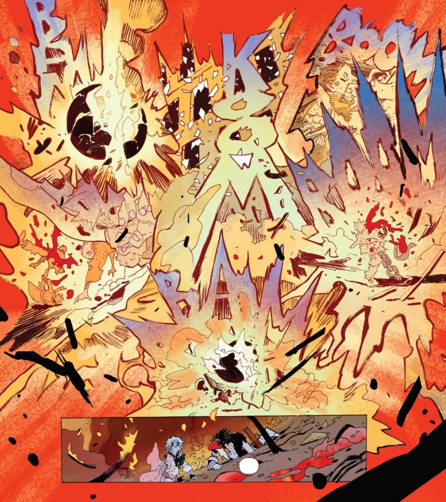 Capa da graphic novel CODA, de Simon Spurrier e Matías Bergara, edição integral luxuosa.