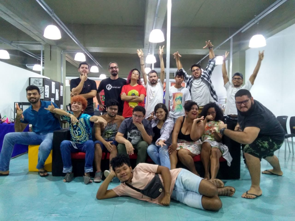 Artistas de quadrinhos em Belém organizando eventos e oficinas.