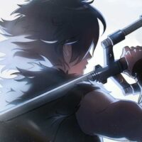 Sora e seus amigos em um pôster do novo anime de Kingdom Hearts.