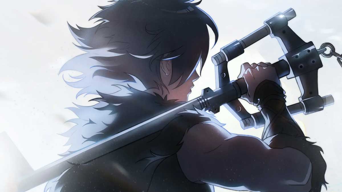 Sora e seus amigos em um pôster do novo anime de Kingdom Hearts.