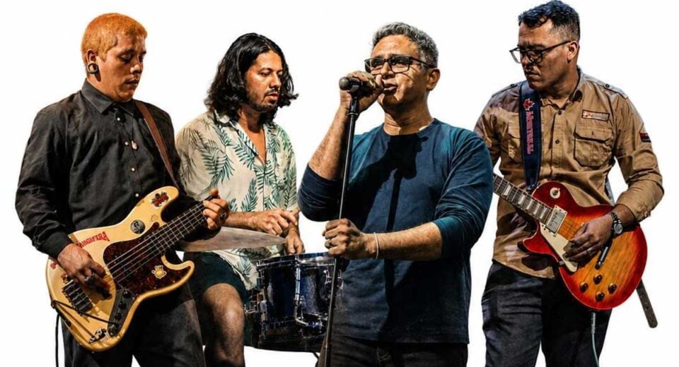 Banda RIT se preparando para abrir o show de Humberto Gessinger em Belém.