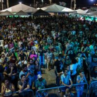 Imagem do XII Festival da Canção da Transamazônica, destacando a Concha Acústica Silvino Pantoja em Altamira.