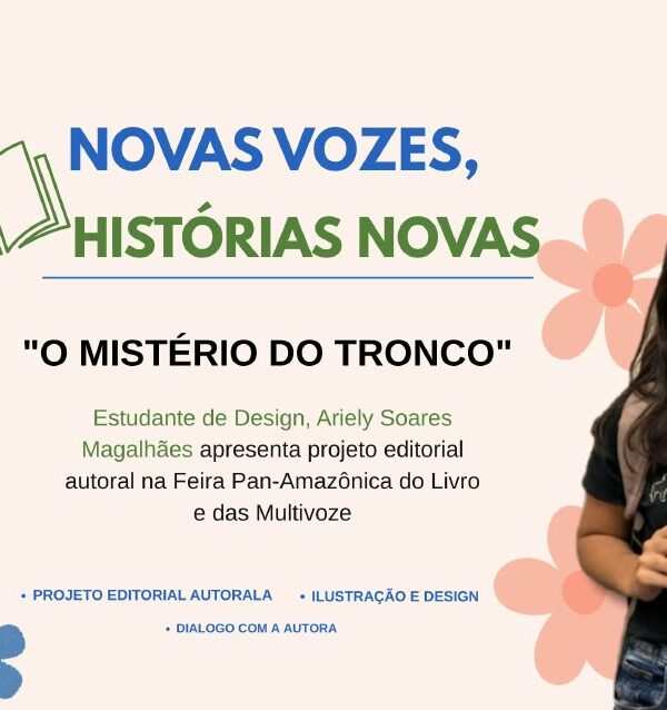 Do primeiro período à Feira do Livro: estudante apresenta projeto editorial autoral