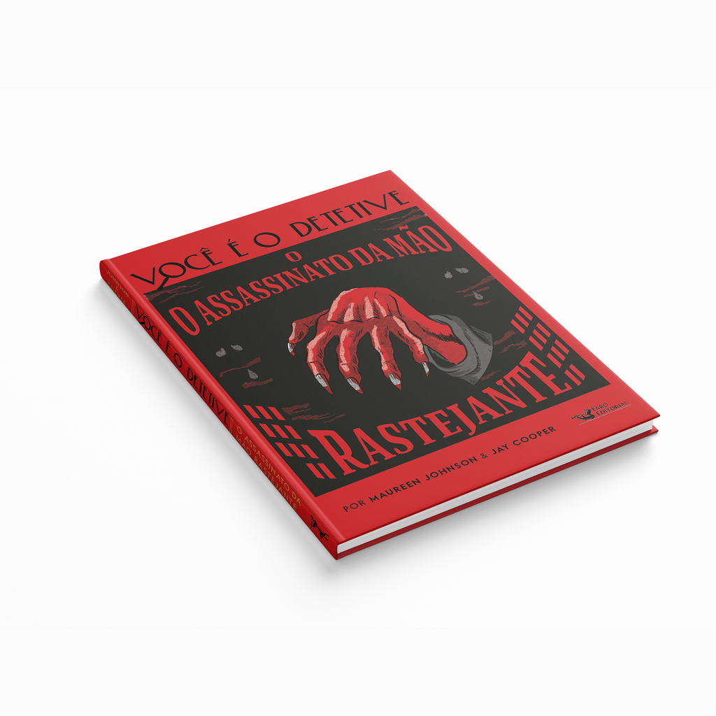 Capa do livro 'Você é o Detetive', mostrando elementos do mistério de 1933.