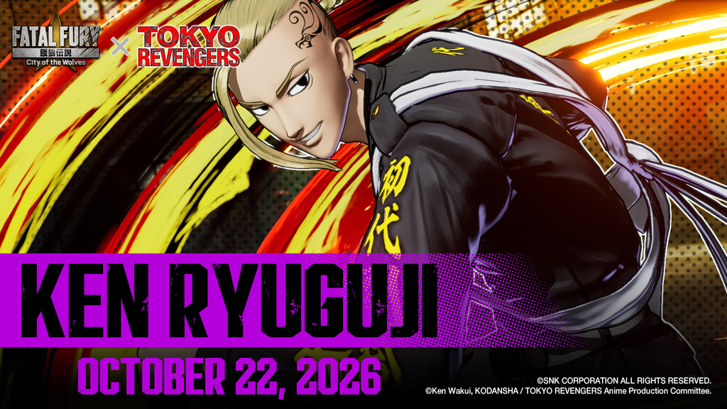 Mikey e Draken de Tokyo Revengers em Fatal Fury: City of the Wolves