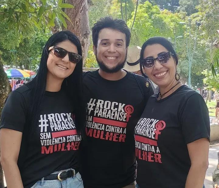 Festival Alto Volume 2 com bandas de rock paraense, destacando a diversidade musical.