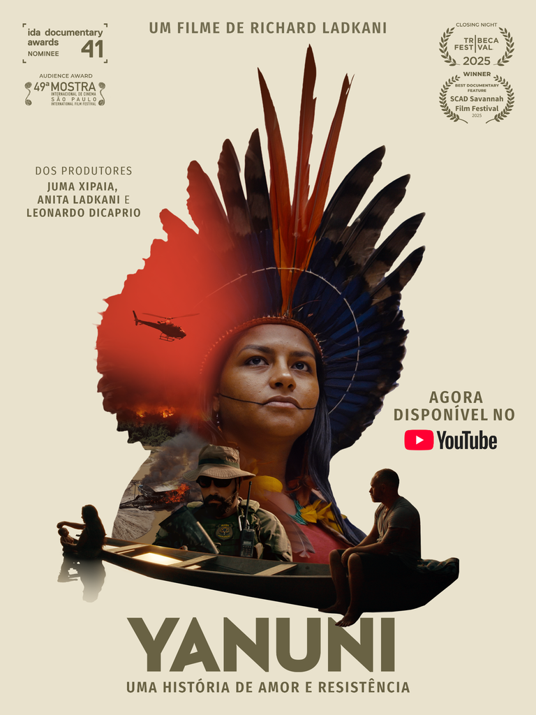 YANUNI, documentário que une Juma Xipaia e Leonardo DiCaprio na luta pela Amazônia.